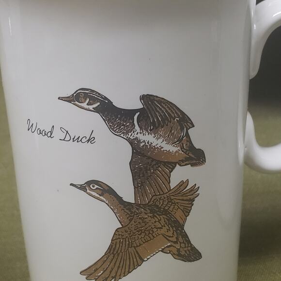 Vintage Gaming Bird Coffee Mugs • Goose Mallard Duck Pheasant • Made In England - Picture 7 of 9